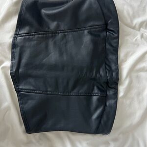Altar'd State Black Leather Pencil Skirt